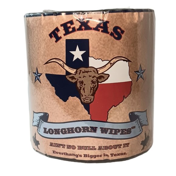 Innovative Ideas, Inc. Other - Texas Longhorn Wipes Toilet Paper Gag Gift Vintage New in Package Made in USA